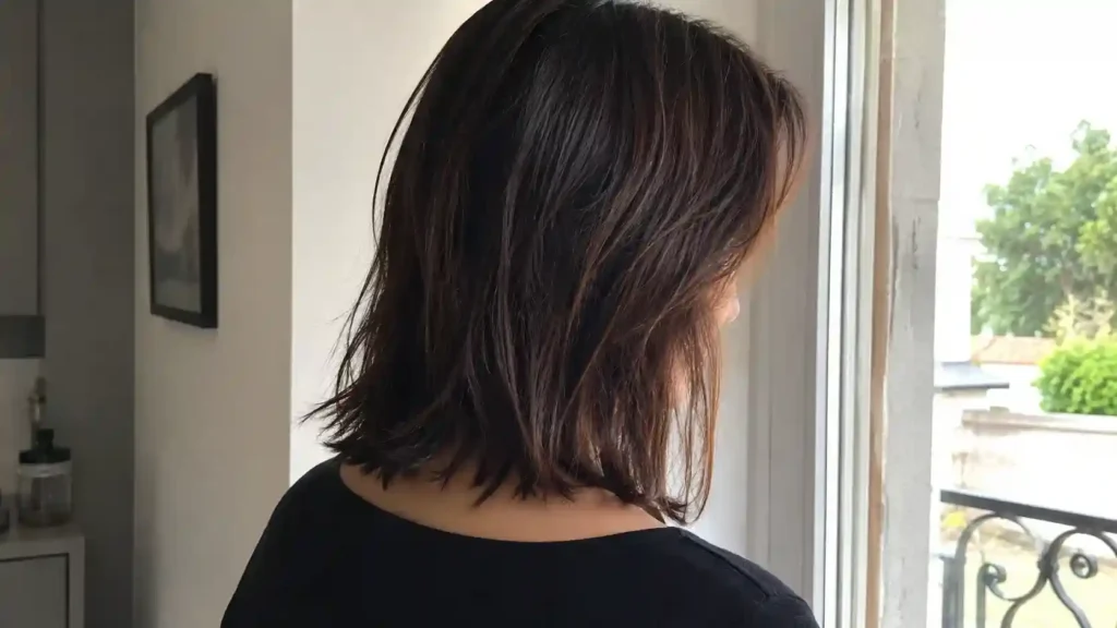 Long Bob Länge bis zur Schulter im Vergleich